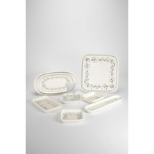 İpek Porselen 6 Kişilik 29 Parça Verano  Porselen Kahvaltı Takımı Garden– Şık Kahvaltı Seti