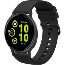 Tagomoon Garmin Vivoactive 5 ile Uyumlu Kordon Jel Silikon Tokalı Kayış