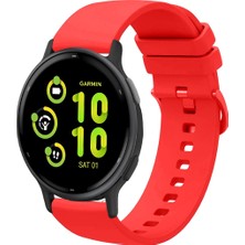 Tagomoon Garmin Vivoactive 5 ile Uyumlu Kordon Jel Silikon Tokalı Kayış