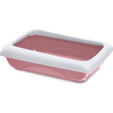 İmac Techmrt Imac Duo  Tuvaleti + Kürek Pembe/beyaz 59X40X28CM