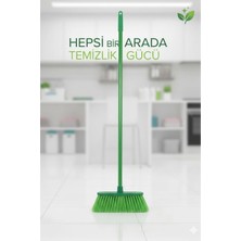 Primeaks 117 cm Uzun Saplı Yumuşak Kıllı Temizlik Fırçası – Balkon, Teras ve Zemin Temizliği