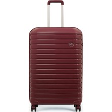 GROUND Vanille Büyük Boy Valiz Bordo - 10663