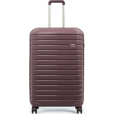 GROUND Vanille Büyük Boy Valiz Mor - 10663