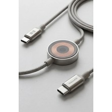 Soffany HM-260 60W Usb-C Hızlı Şarj ve Apple Watch Uyumlu Manyetik Şarj Kablosu