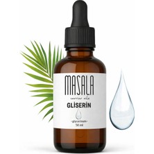 Masala Bitkisel Gliserin 50 ml – Saf ve Doğal – Gliserol – Cilt ve Kozmetik Uyumlu