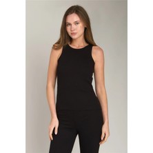 Lovely Things Emıly Kaşkorse Atlet Üst Giyim Pijama Üstü - Siyah