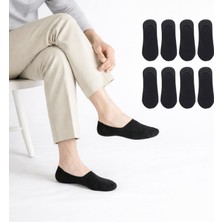Kral Socks Kadın - Erkek Düz Desen (8 Çift) Pamuklu Terletmez Babet Çorap