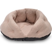 Techmrt Pet Comfort Paris Pembe  ve Köpek Yatağı 60CM