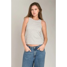 Lovely Things Emıly Kaşkorse Atlet Üst Giyim Pijama Üstü - Gri Melange