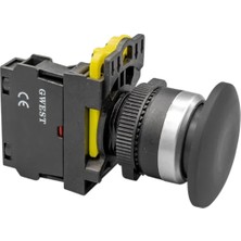 Gwest A5 - 41M 40MM Kayıcı Mantar Buton 1no Siyah 10 Adet