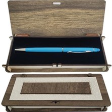 MiraLive Tükenmez Kalem Ahşap Kutulu