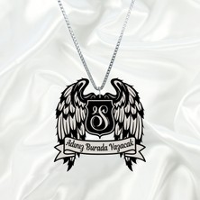 Keyf'ince Shopping S Harfli Pleksi Dikiz Ayna Araba Süsü I Model - 6 I Kişiye Özel I Isme Özel I Firmalara Özel I Universal Araba Ayna Süsü