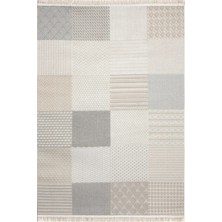 Halı Sepeti Enti Bonn 8806 Krem Iskandinav Halı Salon Halısı Kesme Halı Yolluk