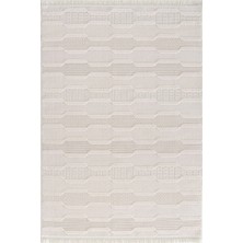 Halı Sepeti Enti Bonn 8801 Krem Iskandinav Halı Salon Halısı Kesme Halı Yolluk