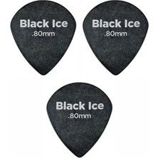 D'Addario 3dbk4-3 Gitar Penası 0,80 mm Blackice Medium (3 Adet)
