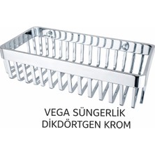Onno Vega Süngerlik Dikdörtgen Krom