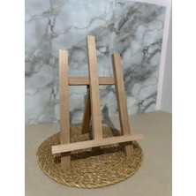 Atelier Baskı Doğal Ahşap Mini Masaüstü Şövale - Fotoğraf ve Tablo Sergileyici (27 x 34 cm )