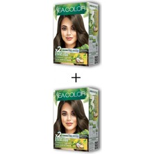 MiraLive 2x2 Tüp Krem Saç Boyası Seti Yoğun Küllü Kumral No:7.11