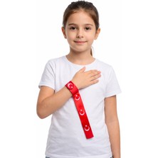 Sibel Günay Butik Çocuklar Için Ay Yıldız Kurdele Bileklik – 23 Nisan & 29 Ekim Bayrak Temalı Bileklik