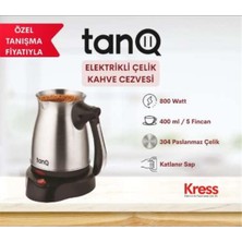 Tanq Elektrikli Çelik Cezve Katlanır Sap