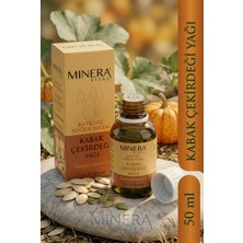 Minera Vital Kabak Çekirdeği  Yağı 50 ml Katkısız Içilebilir & Sürülebilir