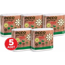 Popüler Sepet Ecco Green Kağıt Peçete 100’LÜ 5 Adet 23X25 cm Ekonomik Paket