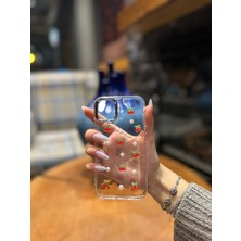 ZLTECH iPhone 12 Uyumlu Kiraz Desenli Darbeye Karşı Dayanıklı Kılıf PLASTIC COVER