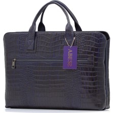 Abess Bayan Evrak Çanta , Hakiki Deri Kadın Laptop Çantası