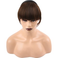 Balkan Grup Taçlı Fiber Sen Perçem / Kahve Karamel