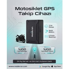 Mobikron MK-500-1 Motosiklet Gps Takip Cihazı 2026 - Mıknatıslı Kablosuz Akü Bitirmez 24 Ay Hat Dahil Şarjlı