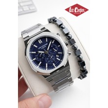 Lee Cooper Çelik Kordon Kadran Özellikleri Aktif 50 mt Suya Dayanıklı Erkek Kol Saati FG.8263.390