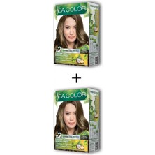 MiraLive 2x2 Tüp Krem Saç Boyası Seti Fındık Kabuğu No:7.3