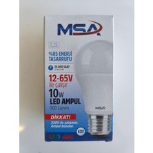 Msa Beyaz LED Ampul (5 Adet), 12-65 V ile Çalışır, Karavan, Tekne,güneş Enerjisi (220 V ile Çalışmaz)