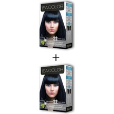 MiraLive 2x2 Tüp Krem Saç Boyası Seti Mavi Siyah No:1.1