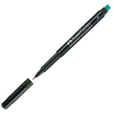 Faber-Castell Faber Castell Permanent Kalem, S Boy, Solmayan Mürekkep, Siyah