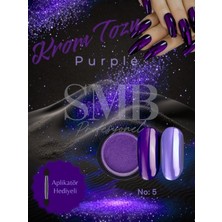 SMB Profesyonel Krom Toz Mor (Purple) Ayna Tozu Tırnak Süsleme