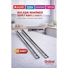 Öz Beyaz Eşya Arçelik-Beko-Bulaşık Makinesi Ray - 2 Adet -(Orjinal Yd Parça)