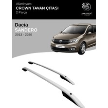 Turtle Dacıa Sandero 2013-2020 Crown Tavan Çıtası -Gri
