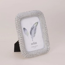 Selim 13x18 Chain Çerçeve Gümüş