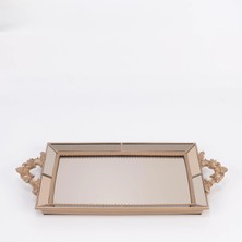 Selim Julia Aynalı Tepsi Vizon