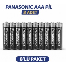 Popüler Sepet Panasonic Aaa R03 Ince Pil Zinc Carbon Extra Heavy Duty 2’li 4 Paket