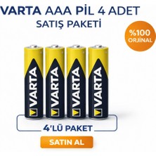 Popüler Sepet Varta Aaa Ince Kalem Pil 1.5V Super Heavy Duty R03 Çinko Karbon 2li 2 Paket
