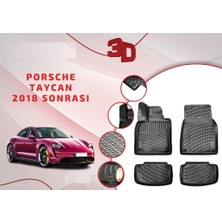 paspasgarajı Paspasgaraji Porsche Taycan 3D Havuzlu Paspas 2018- Sonrası