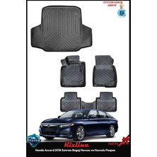 Rizline Honda Accord 2018 Sonrası Bagaj Havuzu ve Havuzlu Paspas