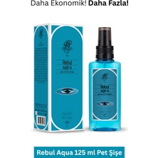Rebul Aqua Kolonya 125 ml Ferah Fresh Koku Plastik Şişede Canlandırıcı 80 Derece