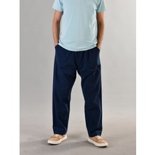 Duxa %100 Pamuk Keten Kumaştan Beli Lastikli ve Bağcıklı Erkek Rahat Kalıp Bol Kesim Günlük Ev Dış Spor Hac Umre Yazlık Baharlık Giyim Hambez Pantolon Eşofman Altı