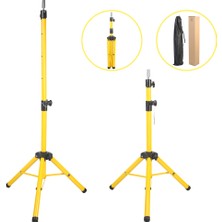 Balkan Grup Kuaför Eğitim Mankeni Için Metal Tripod / Sari + Taşıma Çantası
