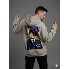 Lenithra Thomas Shelby Sırt Baskılı Unisex Oversize Hoodie