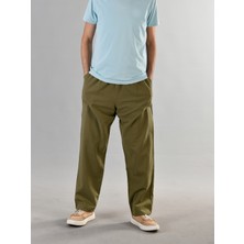 Duxa %100 Pamuk Keten Kumaştan Beli Lastikli ve Bağcıklı Erkek Rahat Kalıp Bol Kesim Günlük Ev Dış Spor Hac Umre Yazlık Baharlık Giyim Hambez Pantolon Eşofman Altı