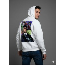 Lenithra Thomas Shelby Sırt Baskılı Unisex Oversize Hoodie